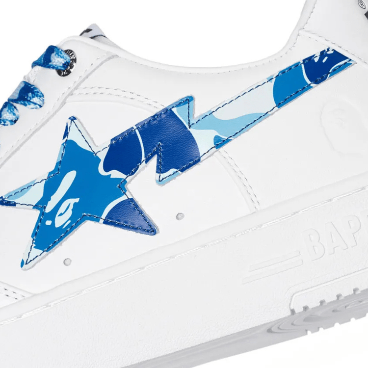 Bape Bapesta Camo Blue