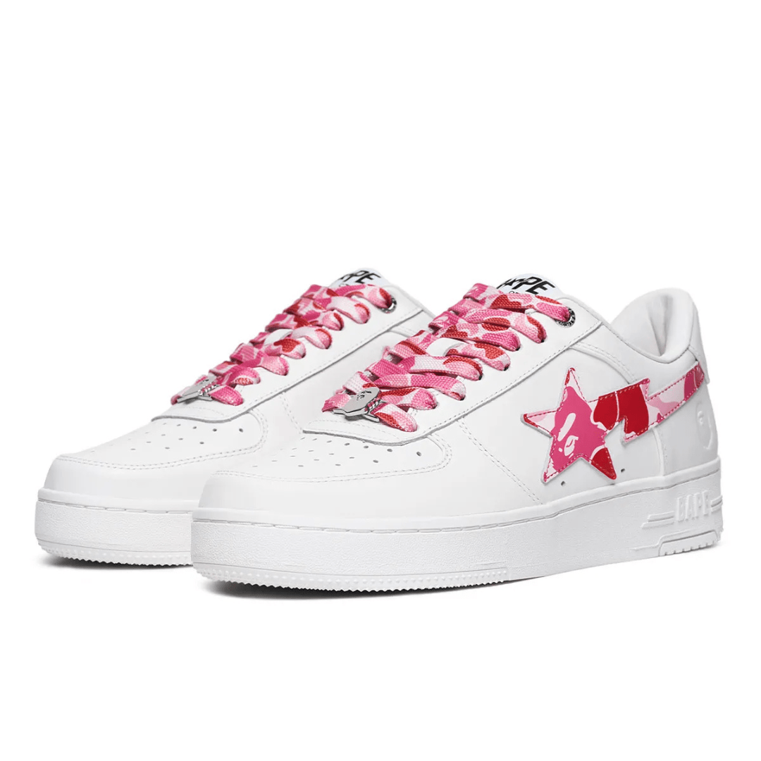 Bape Bapesta Camo Pink