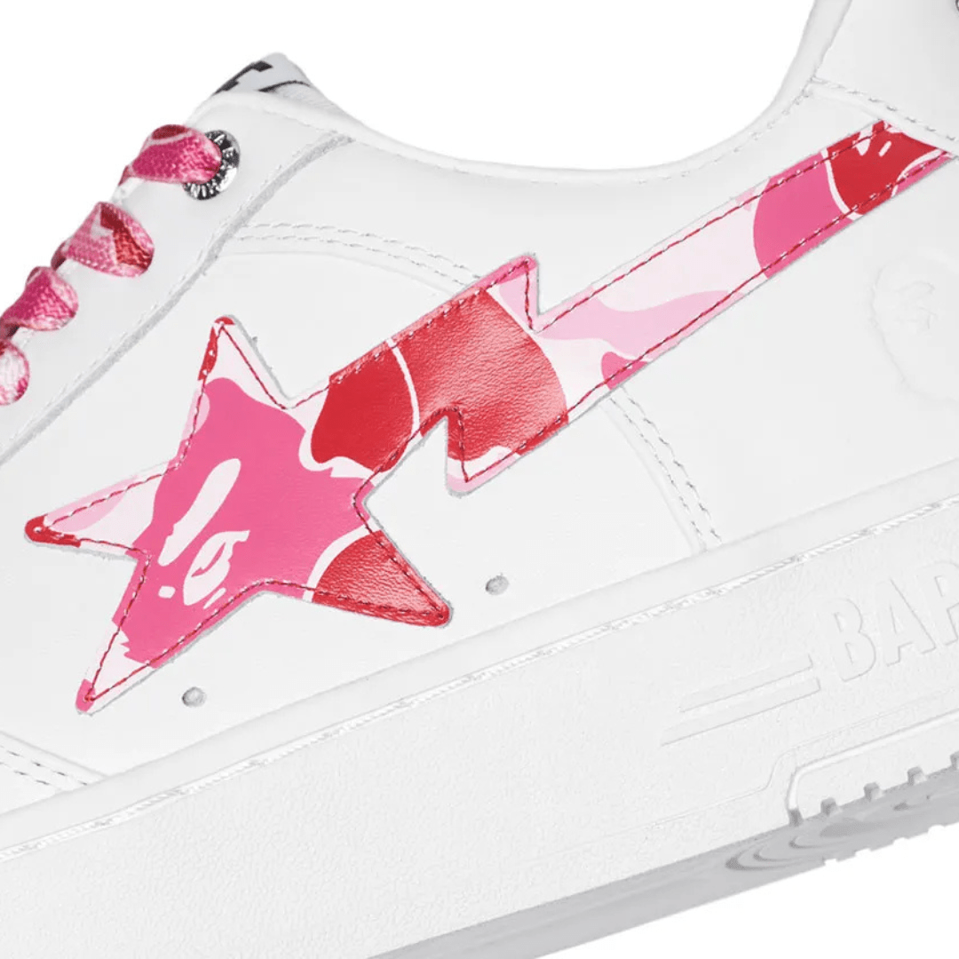 Bape Bapesta Camo Pink