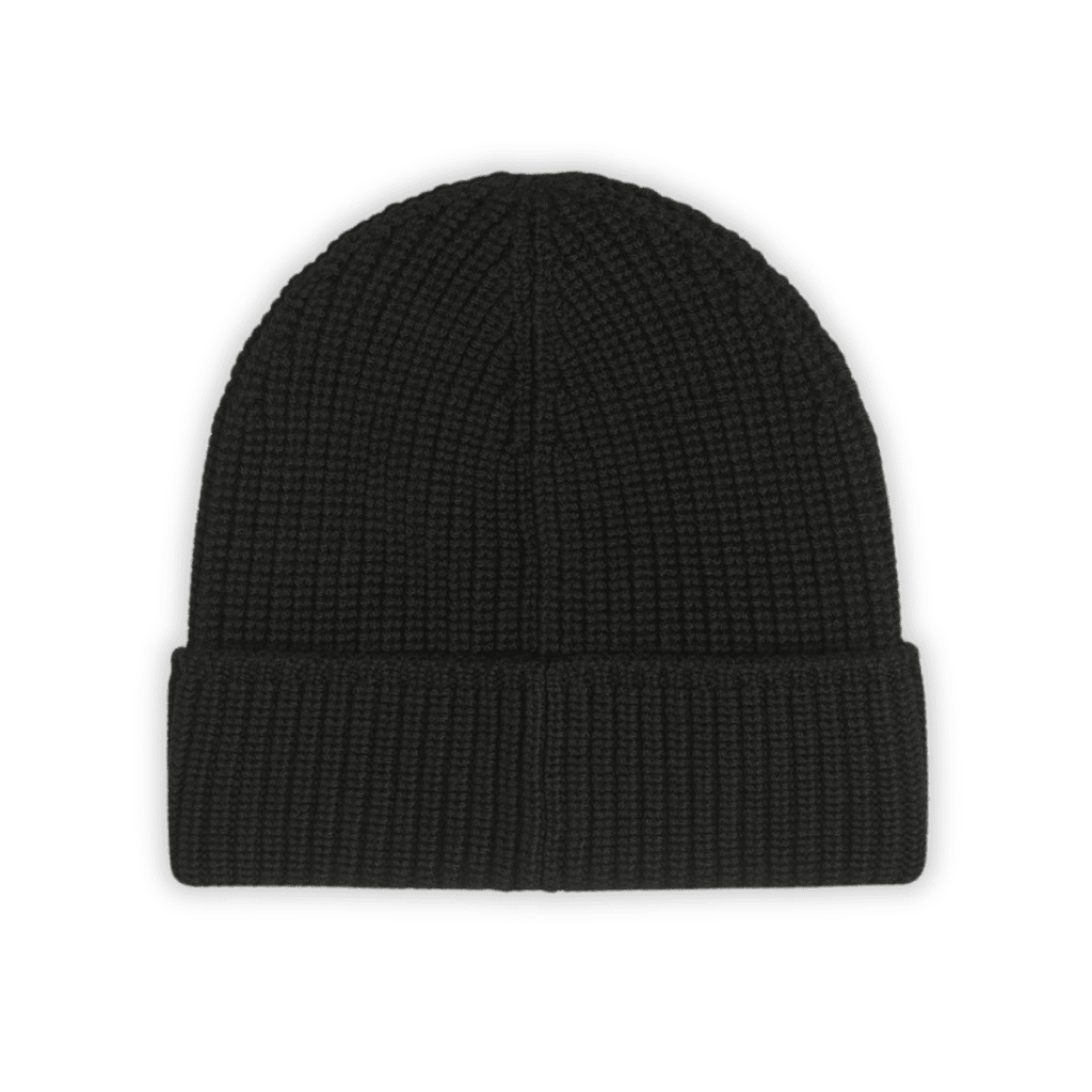 Goose Navy Ribbed Beanie
