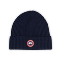 Goose Navy Ribbed Beanie