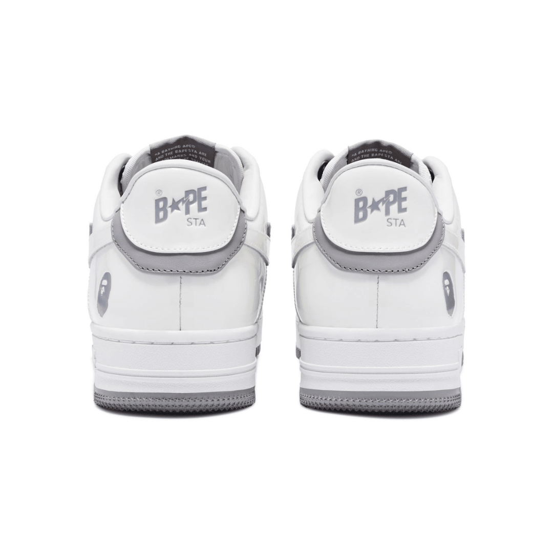 Bape Bapesta White Grey
