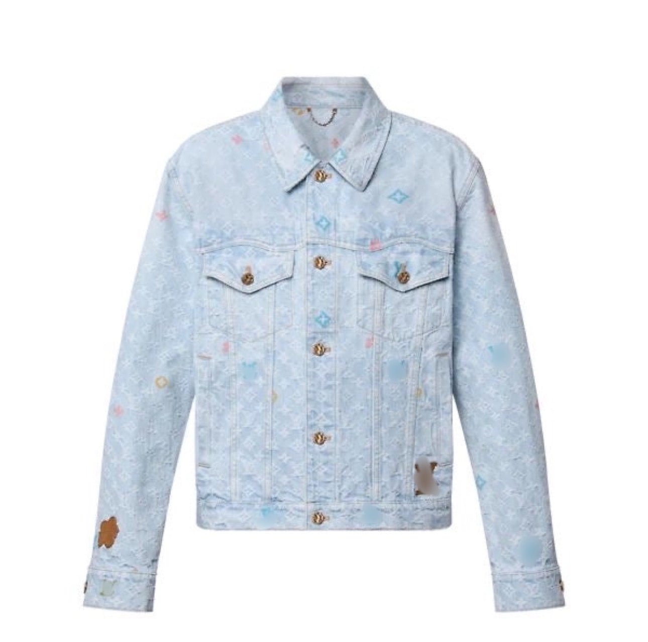 Denim jacket multicolor