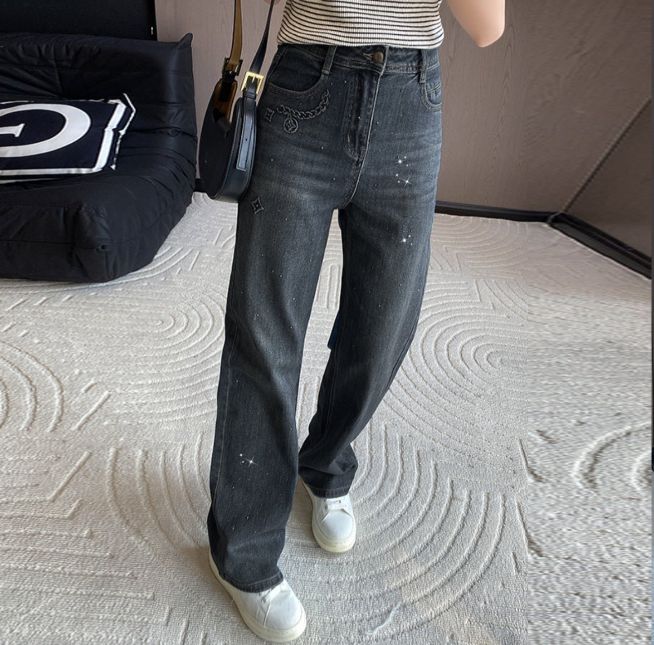 diamonds jeans black/denim