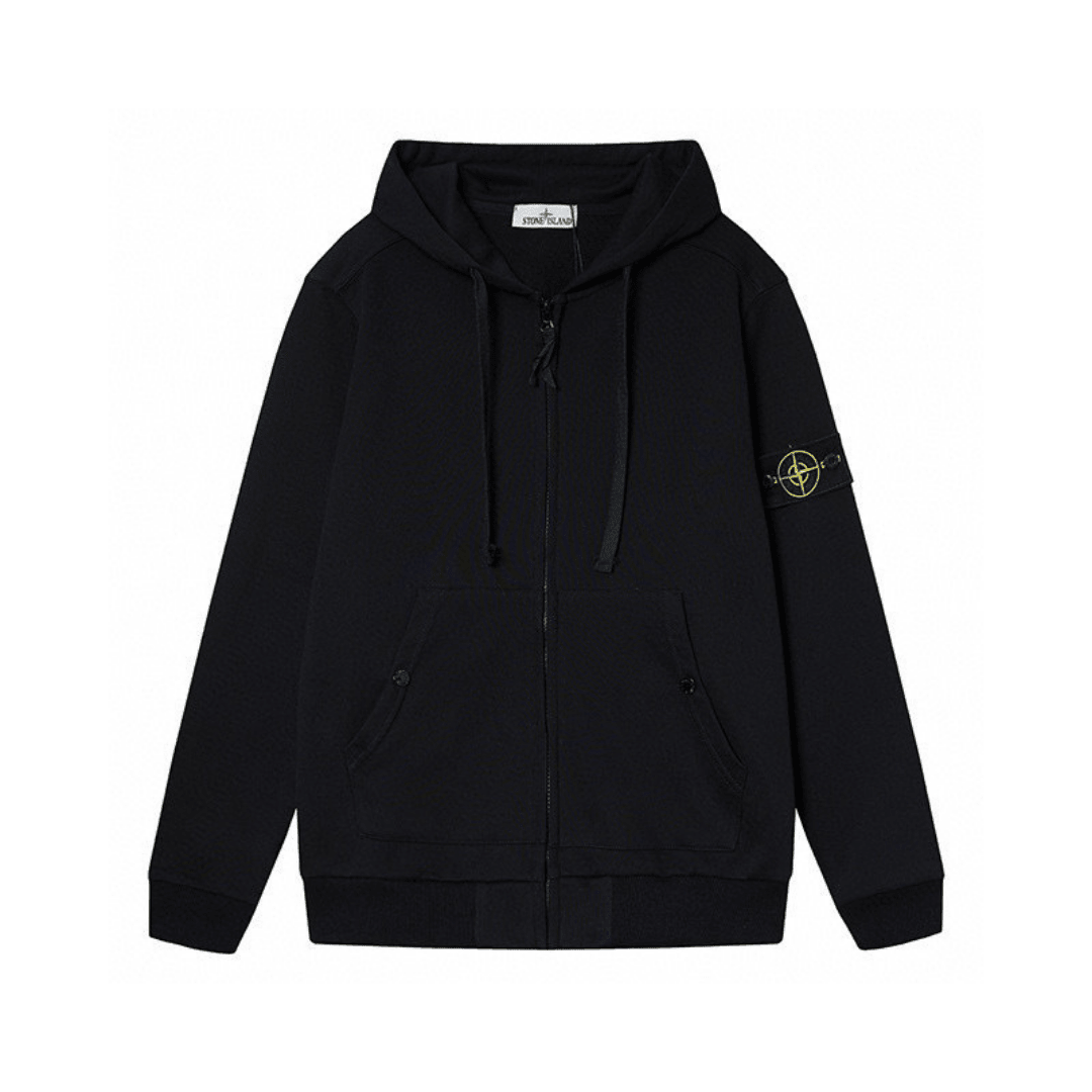 Stone Monogram 3.0 Zip Hoodie